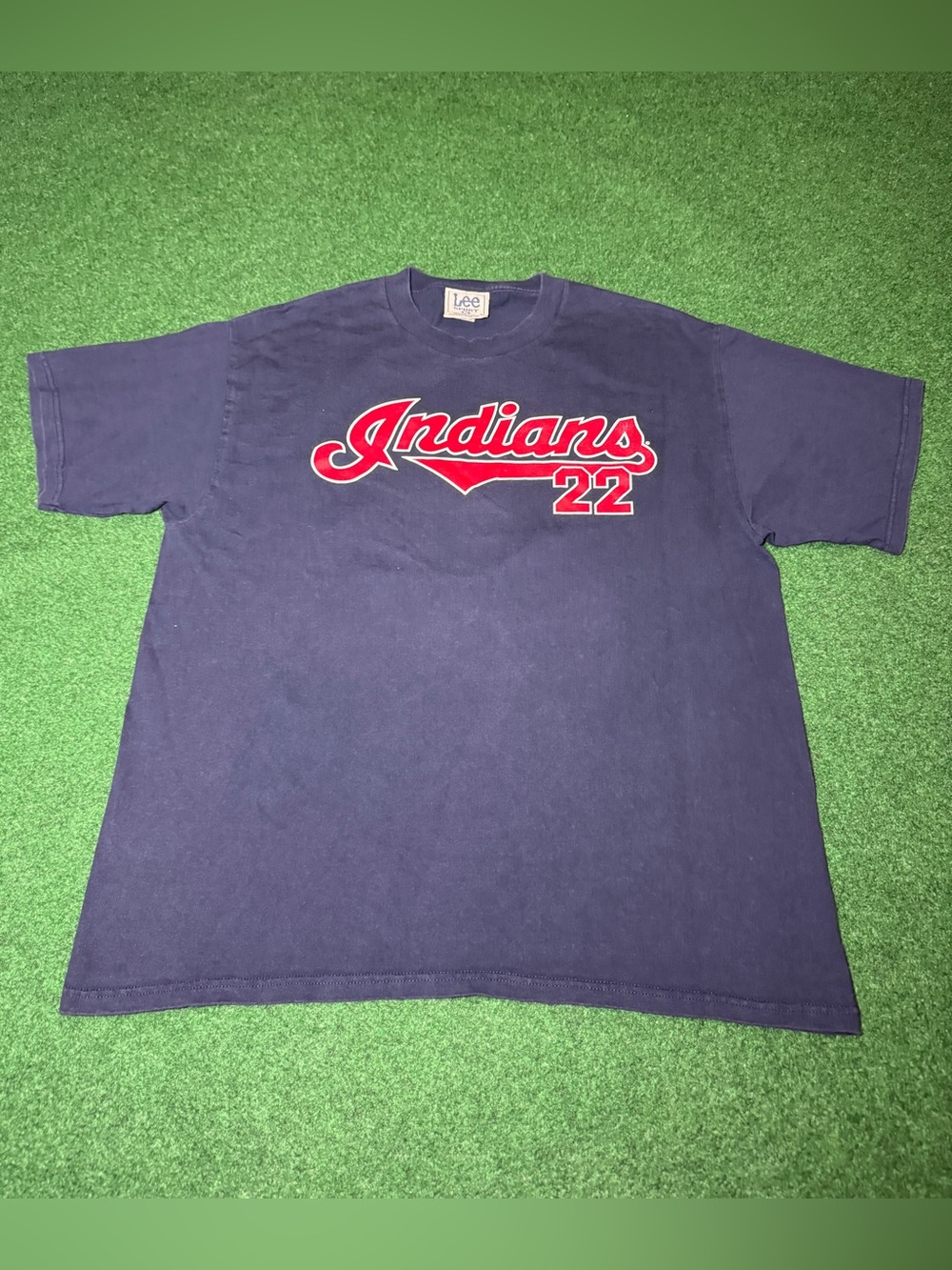 Cleveland Indians Brian Giles Vintage T Shirt 90s XL Retro MLB Jersey Shirt